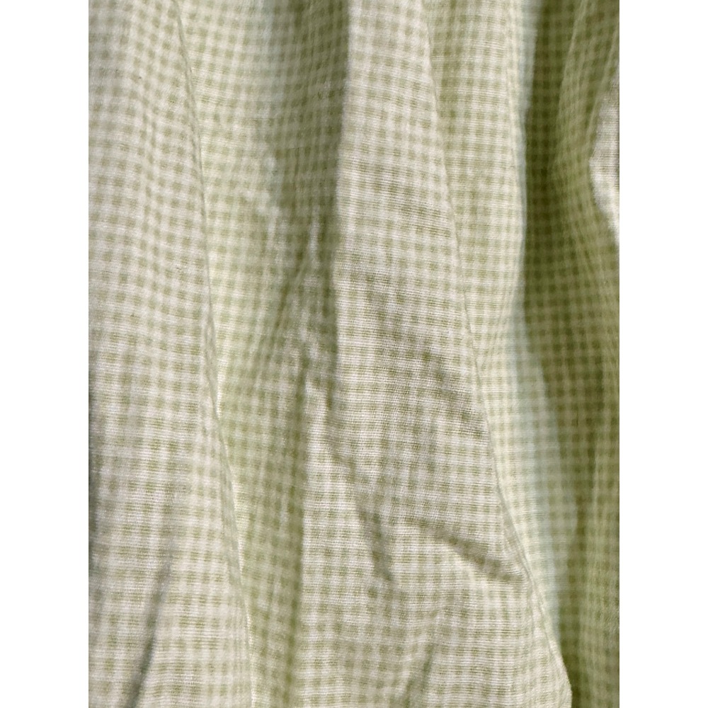 Copper Key‎ Gingham Top Women Small Green Excellent Puff Sleeve Cottagecore - Picture 4 of 8